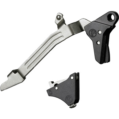 Timney Triggers Alpha Competition Trigger for Glock Gen 5 10mm / .45 ACP - Alpha Glock 5-LARGE-BLACKOUT