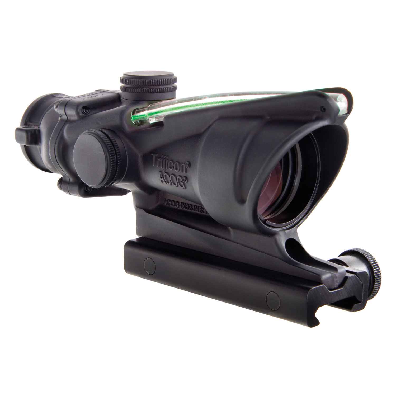 TRIJICON ACOG, 4X32, DUAL ILLUMINATED, GREEN HORSESHOE/DOT .223 BAC RETICLE, WITH TA51 MOUNT