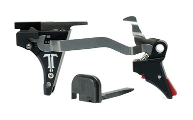 TriggerTech Legacy Special Straight Glock Trigger Gen 1-5 Black - G9B0-SBS-26-LBRF