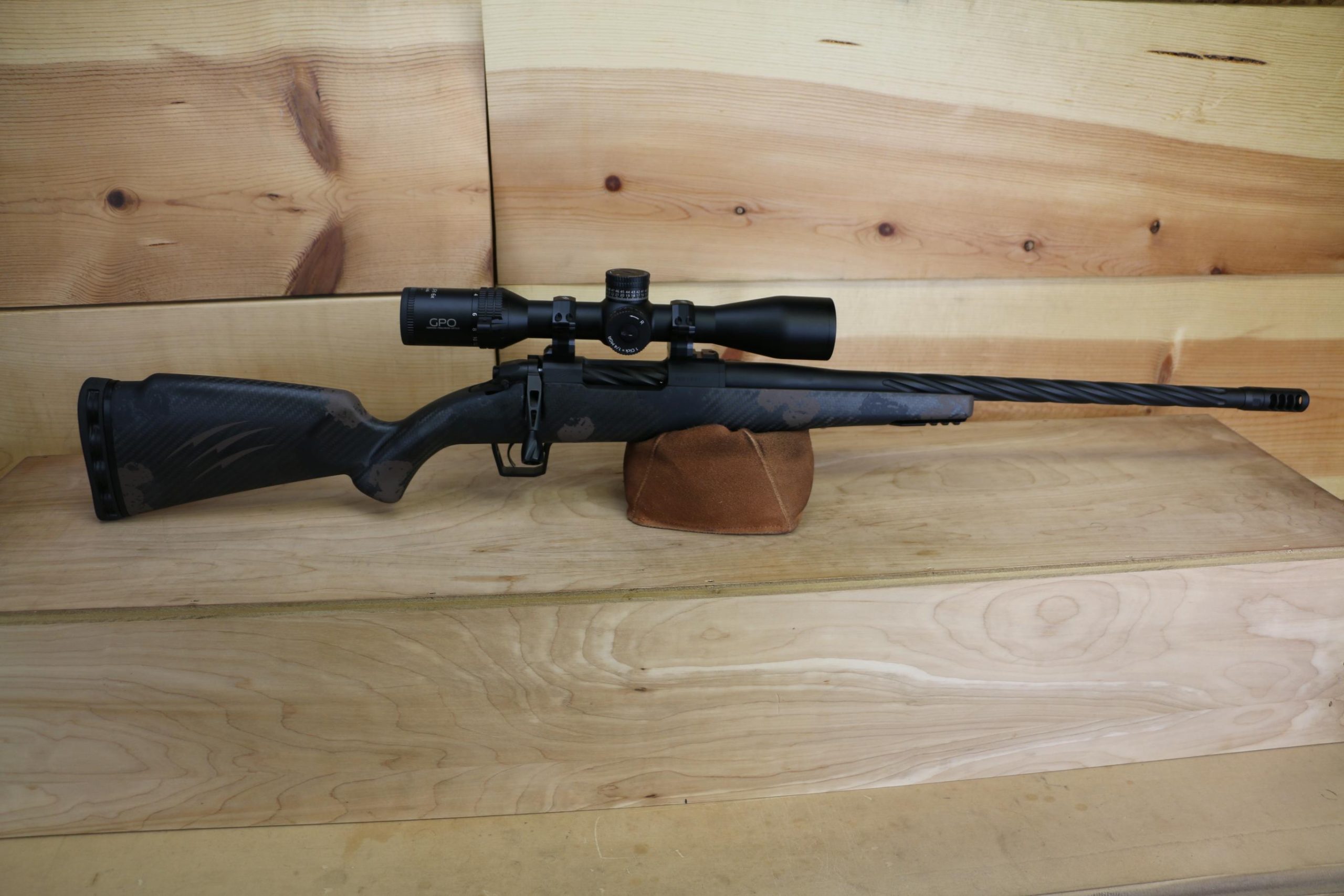 Fierce Twisted Rogue Bolt Action Rifle Scope Package TWROG22CM20BTSP, 22 Creedmoor, 20" Threaded, Black Trophy Stock,GPO Centur 3-18x44 Scope