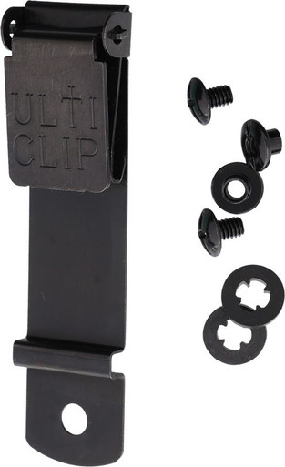 UltiClip Classic Steel Holster Retention Clip Black - ULTICLIP-CLASSIC