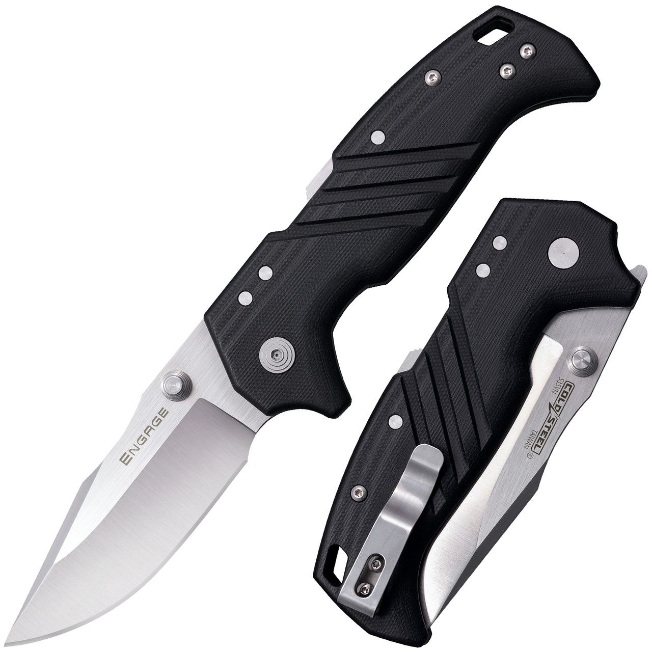 Cold Steel CS-FL-35DPLC, ENGAGE 3.5", S35VN stainless steel blade,G10 handle