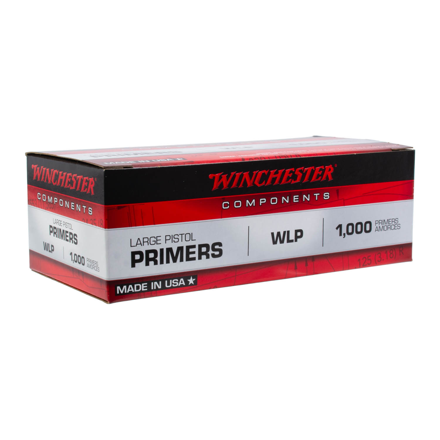 Winchester Large Pistol Primers, Box of 1000