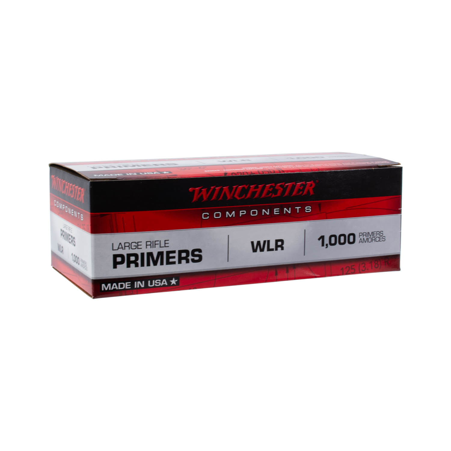 Winchester Large Rifle Primers, Box of 1000