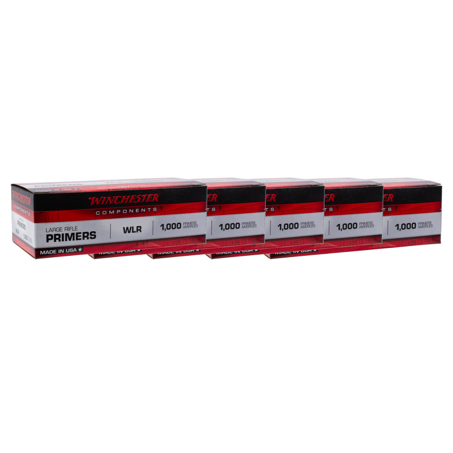 Winchester Large Rifle Primers, Case of 5000