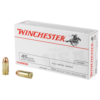 Winchester USA 45 ACP Ammunition 230 Grain Full Metal Jacket Q4170 - 50 Rounds per Box