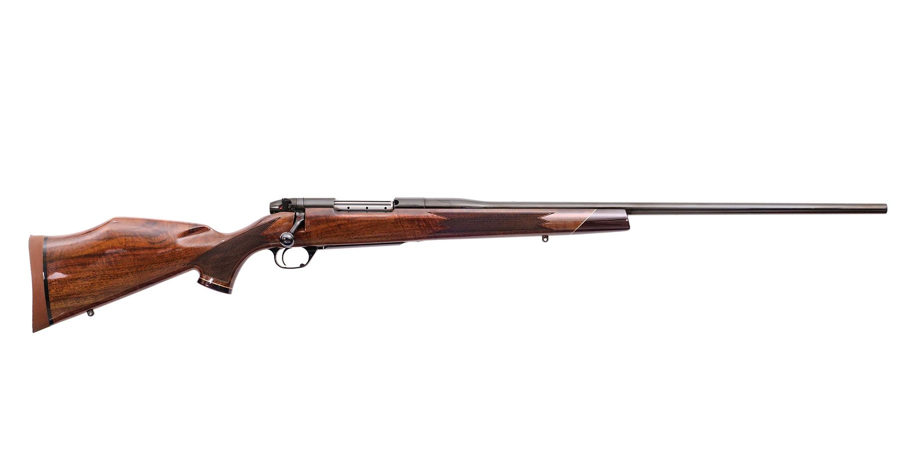 Weatherby Mark V Deluxe Rifle MDX01N416WR8B, 416 Weatherby Magnum, 26", Gloss AA Walnut Stock, 2 Rds