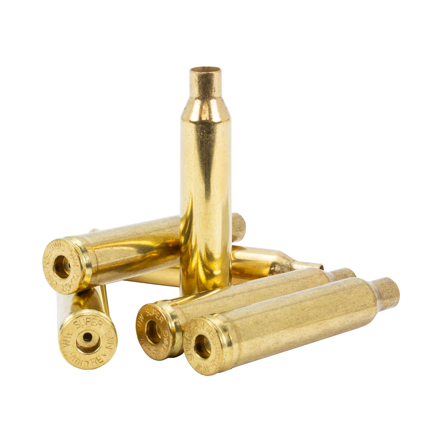 Winchester Unprimed Brass, 7mm Rem Mag, Bag of 50