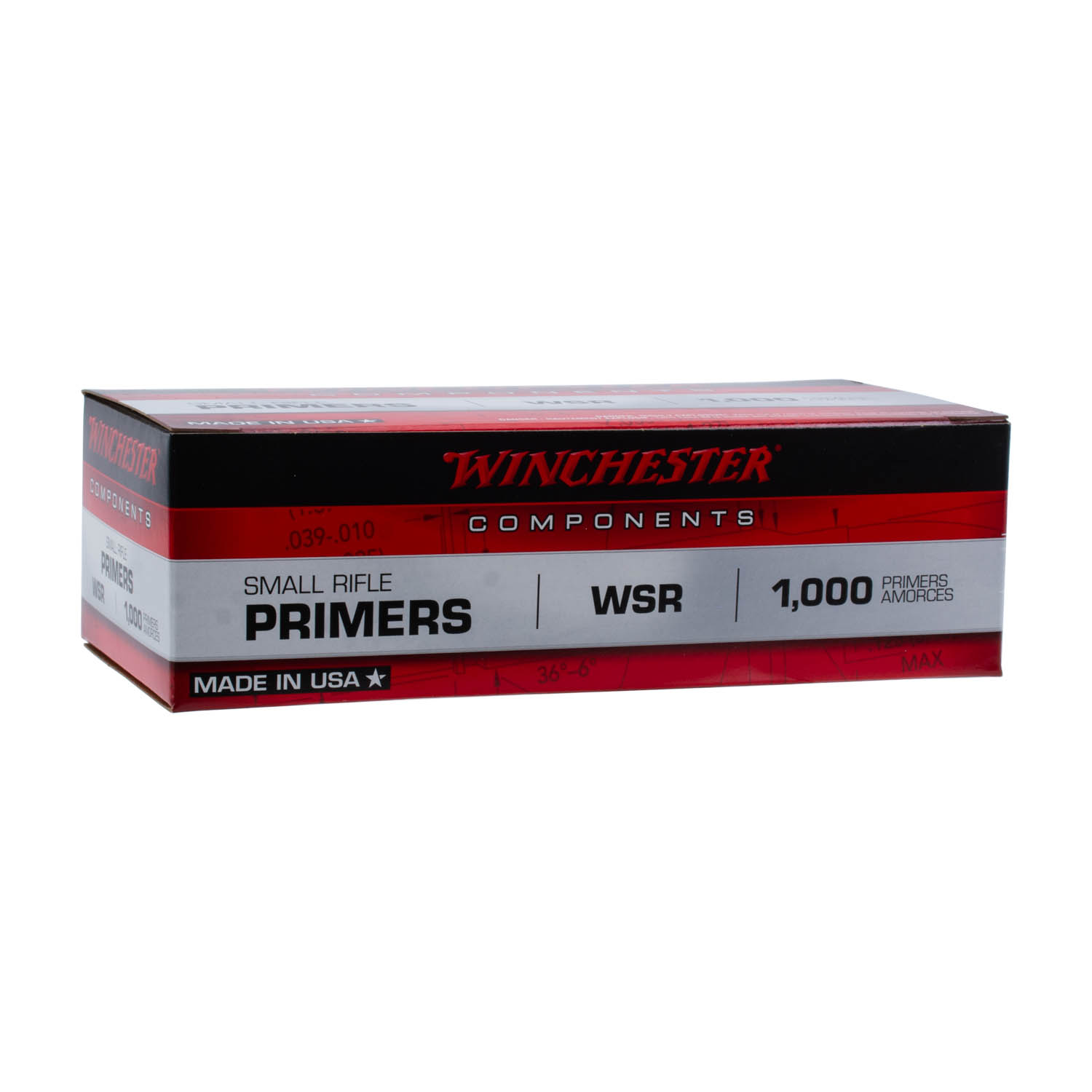 Winchester Small Rifle Primers, Box of 1000