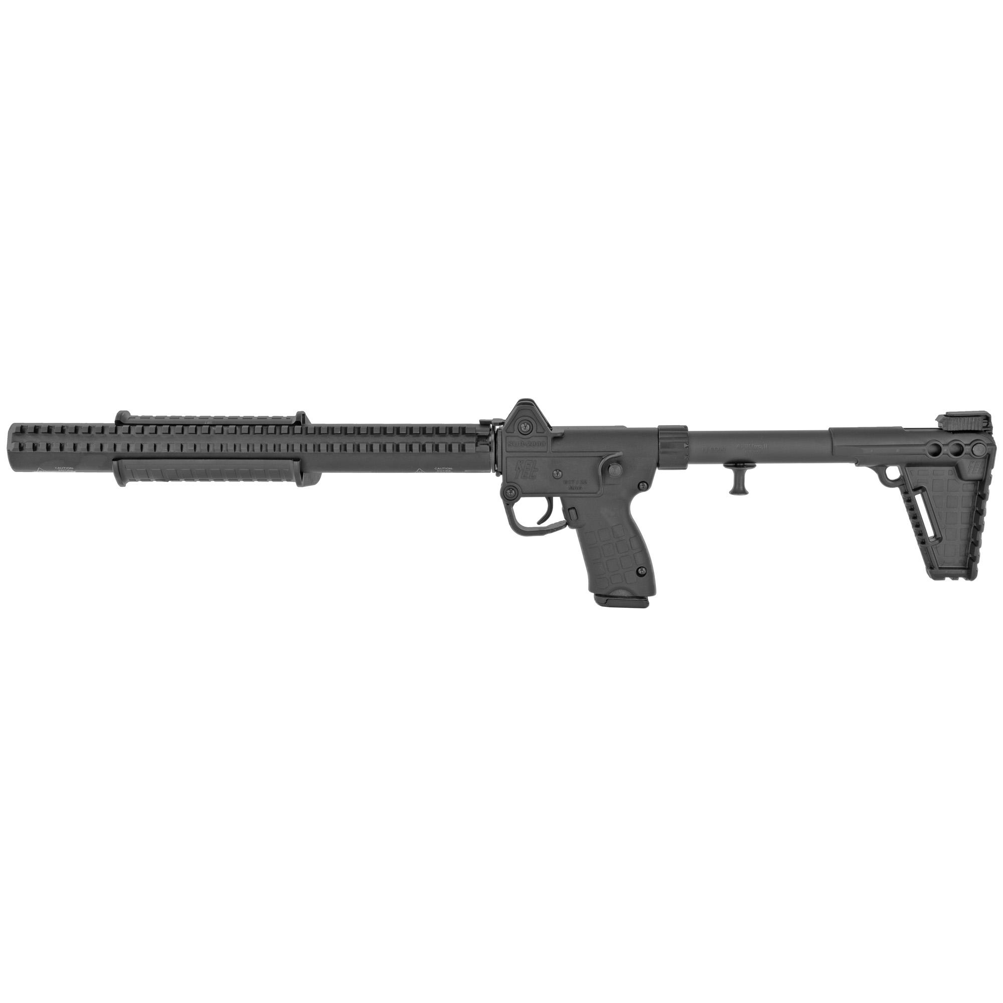 Kel-Tec SUB-2000 CQB Semi-Auto Rifle SUB2K9CQBMPBBLK, 9mm, 16.25", Black Synthetic Stock, Black Finish, Integrally Suppressed, 15 Rd