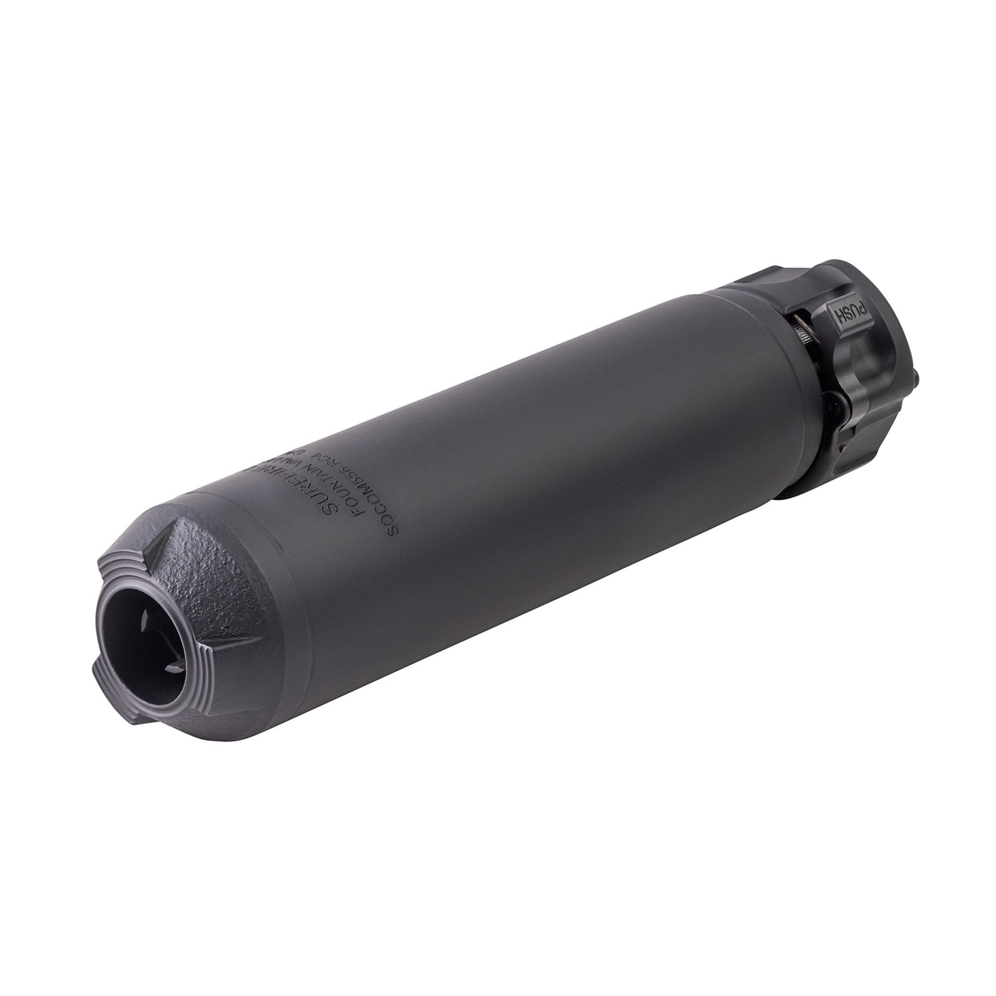 Surefire SOCOM556-RC4-BK 5.56mm, High Temp Low Back Pressure Suppressor, Surefire Fast-Attach Mount