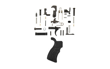 XTS AR-15 Complete Lower Parts Kit with Grip & FCG Black - Lower-PK
