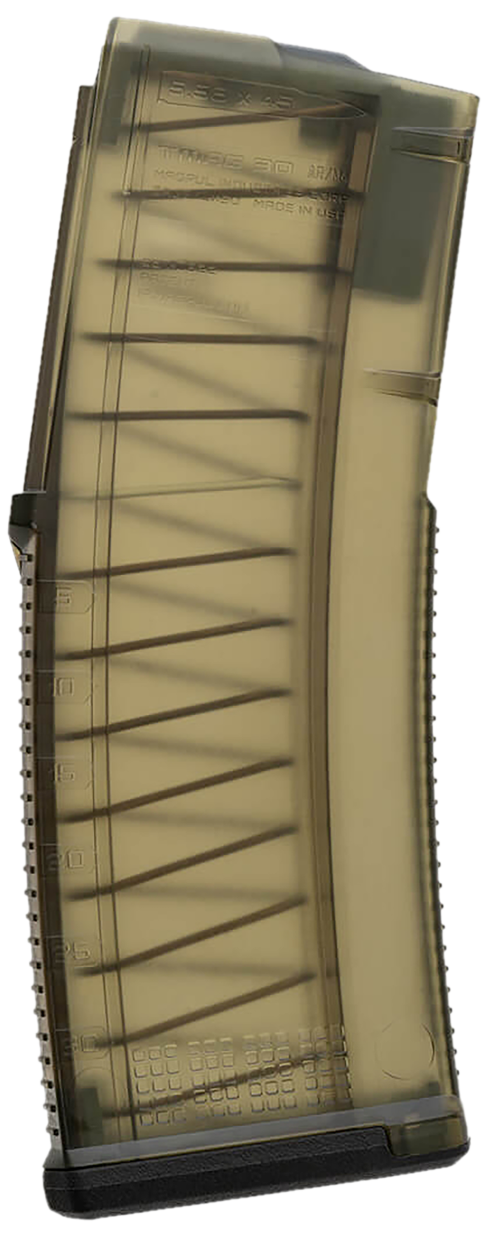 Magpul TMAG AR-15/M-16 223 Remington/5.56 NATO 20 Round Olive Drab Translucent Magazine (MAG1485-ODT)