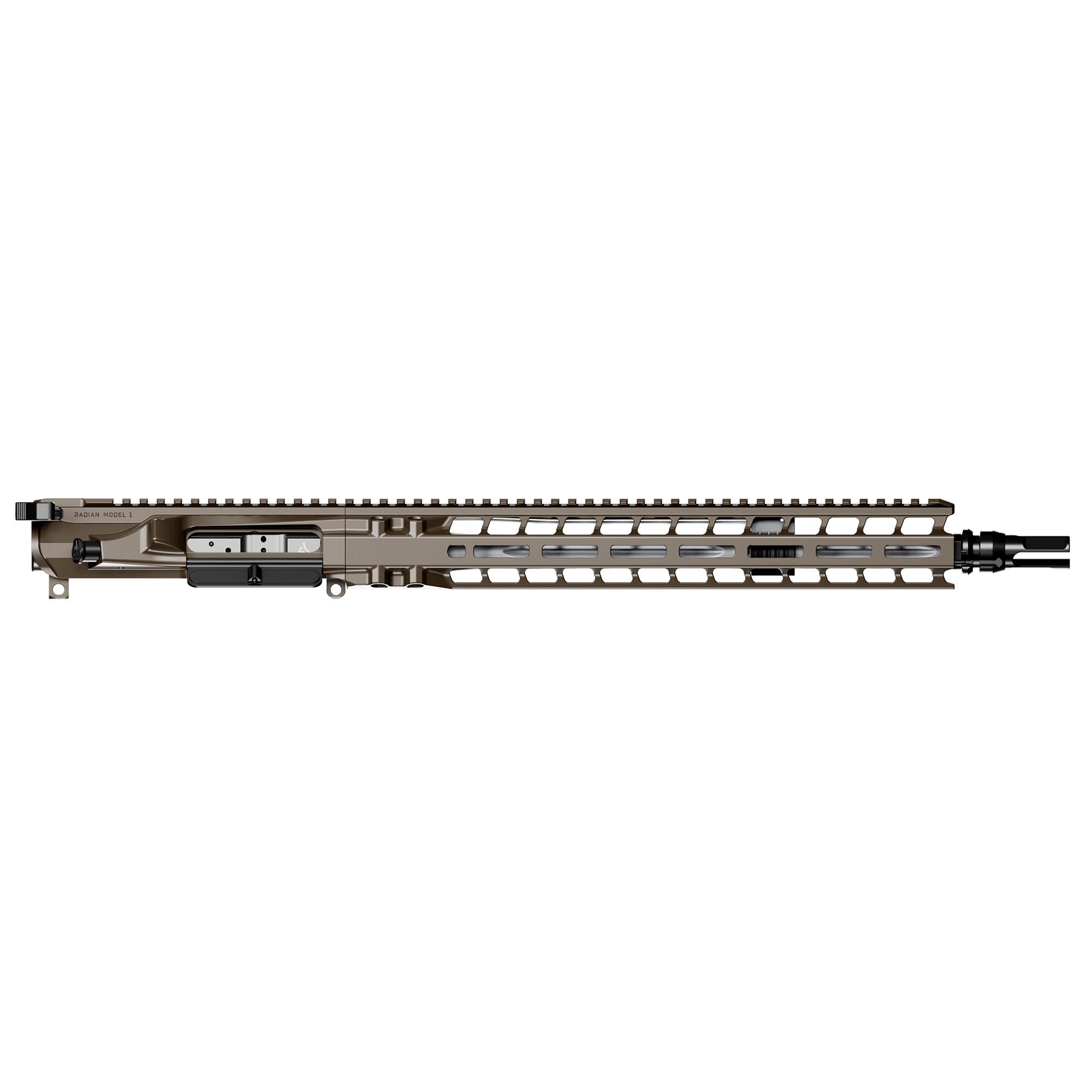Radian Weapons Mod 1 Complete Upper Receiver, 6mm ARC, 14.5" P&W W/ KeyMo Flash Hider, Brown (R0899)