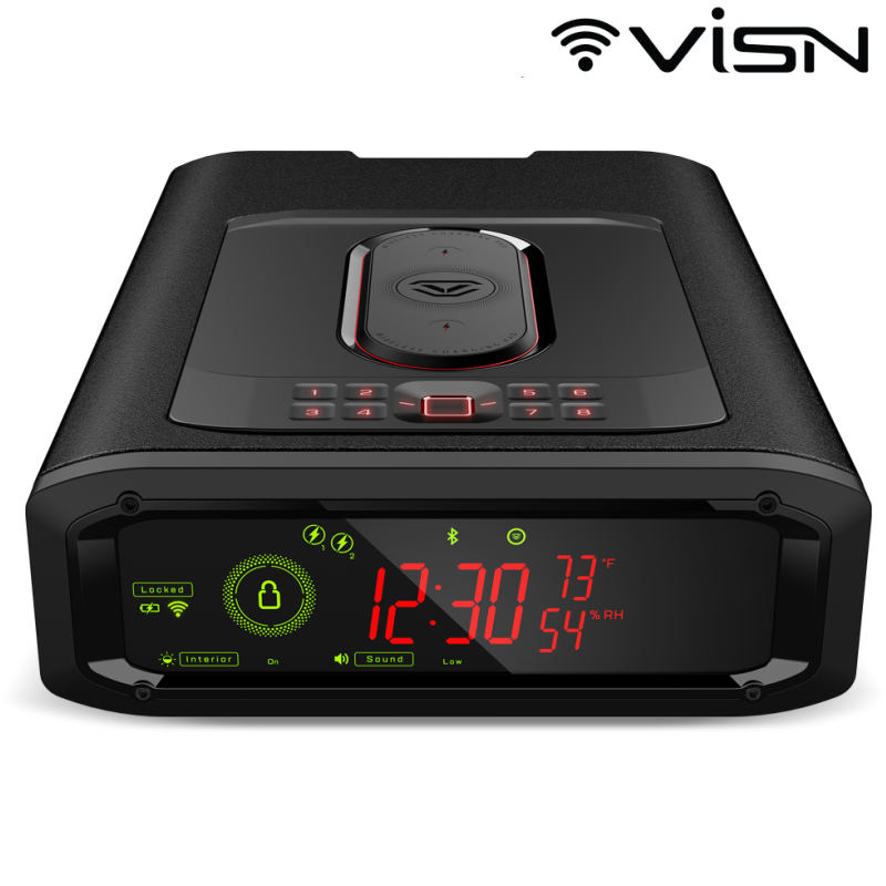 Vaultek DS5i Smart Station ViSN Biometric Safe, Black (NDS5i-BK)