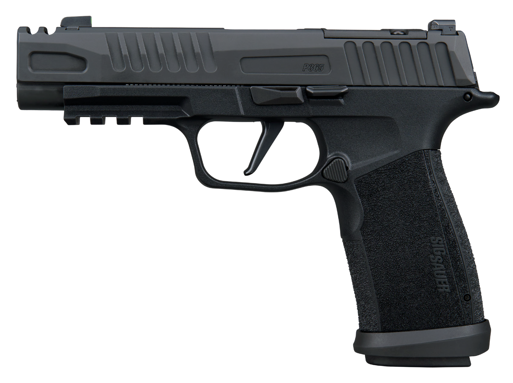 Sigarms P365 Fuse COMP Optic Ready Pistol 365XF9COMP, 9mm, 3.70in, Interchangeable Backstrap Grips, Black Finish, 17 Rds