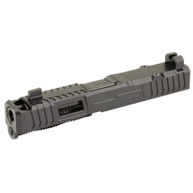 Zaffiri Precision IBS Glock 19 Gen 3 Complete Slide Chunk Ported Black - CU-G19G3-IBS-RMR-BLK-CP-BN-BLNK