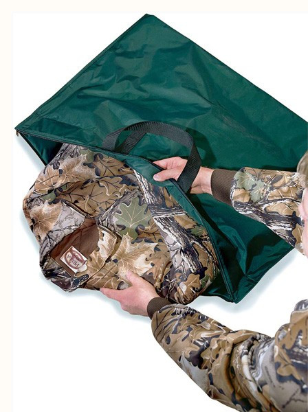 Hunters Specialties Scent-Safe Deluxe Travel Bag Nylon Gray