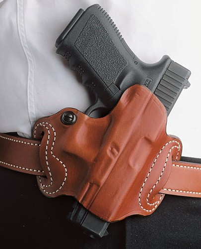 Desantis Mini Slide Belt Holster Glock, Right Hand, Tan