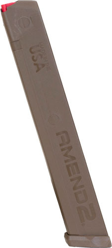 Amend2 Glock 17, 19, 26 Magazine A2-Stick 9mm, Flat Dark Earth, 34rd