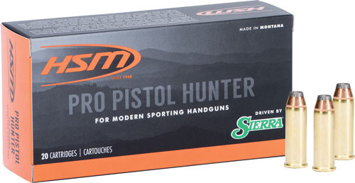 HSM Pro Pistol 45 Colt 300gr, Jacketed Soft Point, 20rd Box
