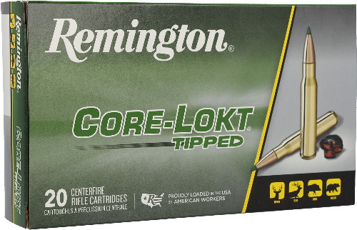 Remington Core-Lokt .270 Winchester, 130gr, Polymer Tip, 20rd Box