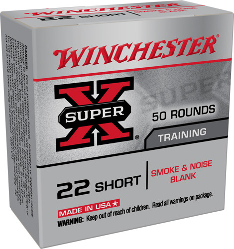 Winchester Super-X Blanks 22 Short, Not Ammo, 50rd Box