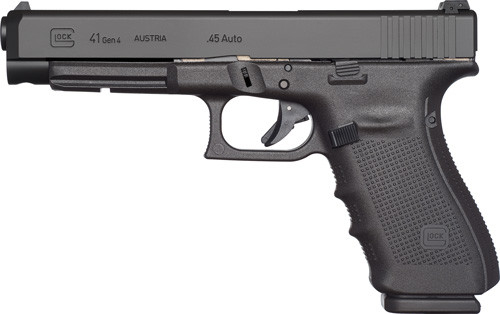 Glock G41 Gen4 .45 ACP, 5.31" Barrel, Adjustable Sights, Black, 13rd