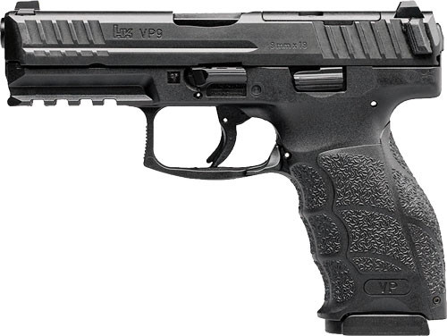 HK VP9 Optic Ready 9mm, 4.09" Barrel, Night Sights, Black, 10rd
