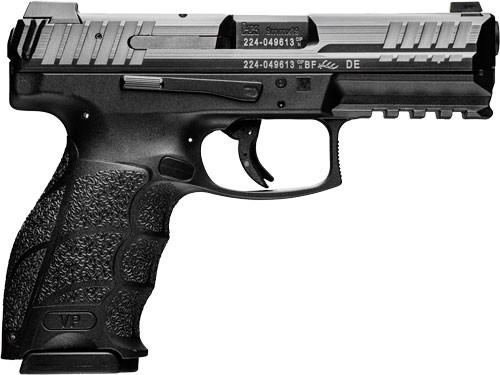HK Vp9-B, 9mm, 4.1" Barrel, Black, Optics Ready, Night Sights, Button Mag Release, 10rd