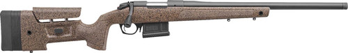 Bergara B-14 Series HMR Rifle, Bolt Action Rifle, 300 Winchester Magnum, 26" Barrel - Threaded 5/8-24, Cerakote Finish, Black, Black/Tan HMR Synthetic Stock with Cheek Riser and LOP Spacers, 5rd