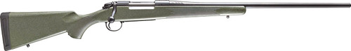 Bergara, B-14 Series Hunter Rifle 308 Win, 22" Barrel, Cerakote Finish, Black, Green With Black/Tan Dots Synthetic Stock, 4rd