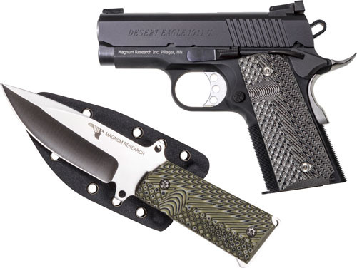 Magnum Research Deserteagle 1911 Undercover .45 ACP, 3" Barrel, w/Knife, 6rd