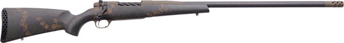 Weatherby Mark V, Backcountry 2.0, 6.5 Creedmoor, 22" Barrel, Fluted Steel Barrel, #1 Contour Patriot Brown, Dark Green and Brown Sponge Accents, Exposed Carbon Fiber Stock, 4rd