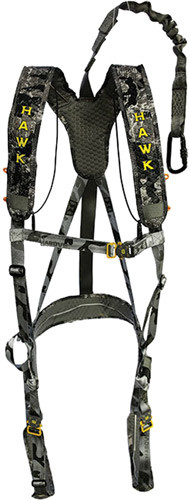 Walkers Elevate Line Safety Harness Padded Nylon Chaos Black