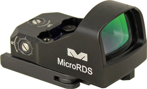 Meprolight MicroRDS, Kit, Reflex Sight, 3 MOA Red Dot, Black Color, For Glock, Includes Specialized TruDot Replacement Night Sights, QD Mount