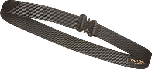Tacshield Tactical Gun Belt with Cobra Buckle 34"-38" Webbing Black Medium 1.75" Wide