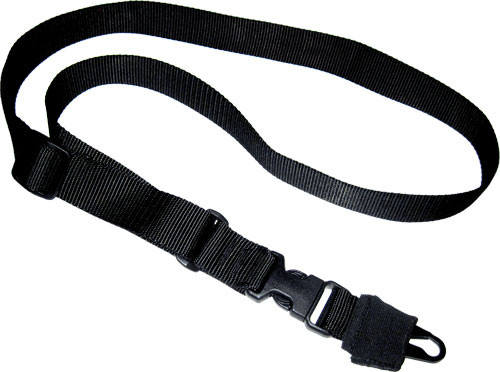 Tacshield CQB Single Point Sling with QD Push Button 1.50" Black Webbing