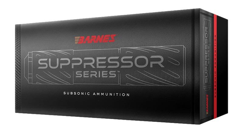 Barnes Suppressor Series Rifle Ammunition 32531, 308 Winchester, GameKing, 205 GR, 20 Rd/Bx