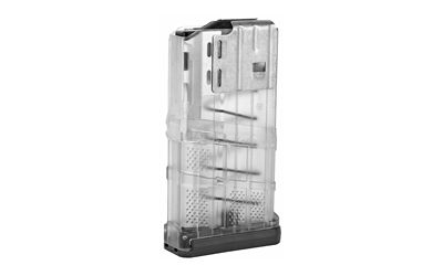 Lancer L7 Advanced Warfighter AR-10 308 Winchester/7.62x51 NATO 20 Round Translucent Magazine (L720CLR)
