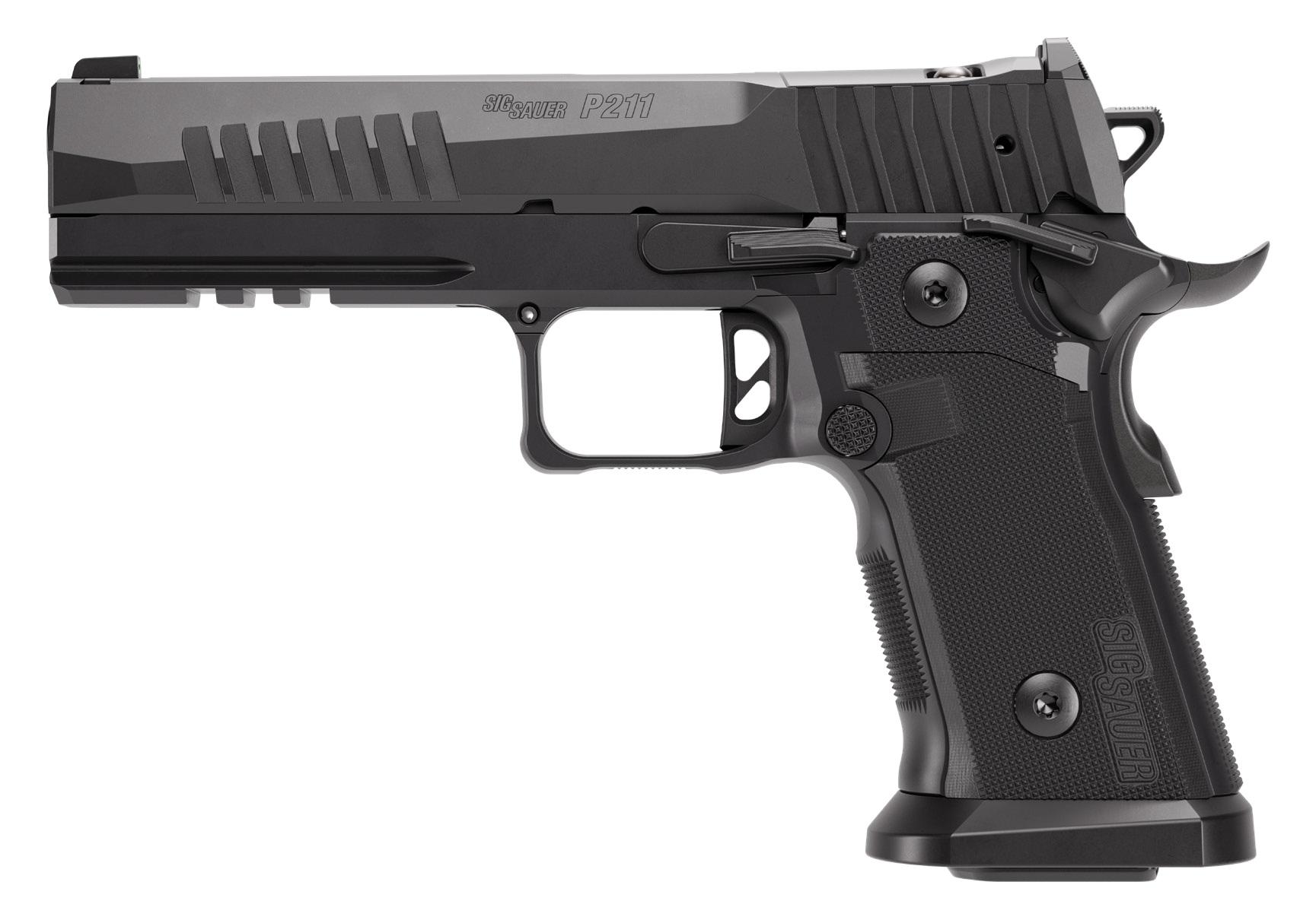 Sigarms P211-GT5 Pistol 211F-9-GT5-10, 9mm, 5in Bull Barrel, Aluminum Grips, 10 Rds