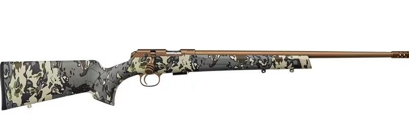 CZ 457 American Hunter Rifle 02322, 22LR, 20", Camo Veil Camo Synthetic Stock, 5 Rds