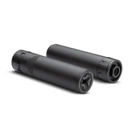 Advanced Armament Corp Ranger 7, Suppressor, 300 Winchester Magnum/308 Winchester, 718 Inconel, High Temp Cerakote Finish, Black, 1.375-24 Universal Mount Compatible, 1.5" Diameter, Includes 5/8x24 Direct Thread Mount 65006