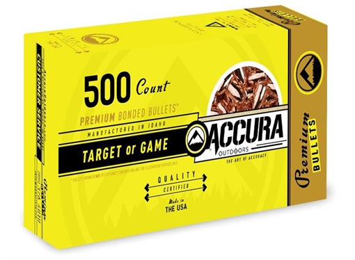 Accura Premium Powerbond Bullets 9mm .356" 124 gr HP 500/ct 9124HP