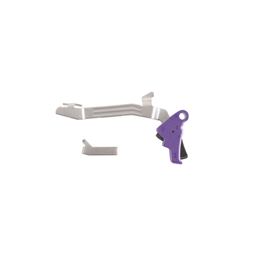 Apex Tactical Specialties Inc POLYMER ACTION ENHANCEMENT TRIGGER KIT SLIM FRAME PURPLE 102-P117-PUR 102P117PUR
