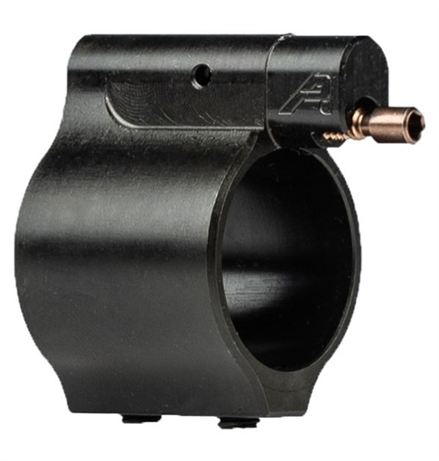 Aero Precision Low Profile Adjustable Gas Block, Fits AR15 with 0.875" Barrel, Nitride Finish, Black APRH101615C