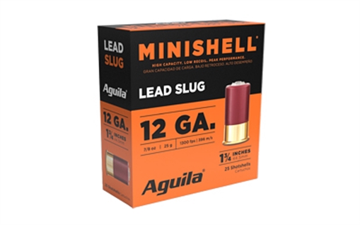 Aguila Aguila Minishell Shotgun Load 12 ga. 1.75 in. 5/8 oz. Slug 25 rd. 1CHB1386