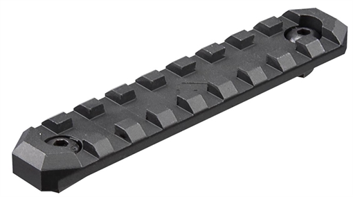 Aim Sports 9 Slot Picatinny M-Lok Rail Section Black Anodized MLRS2
