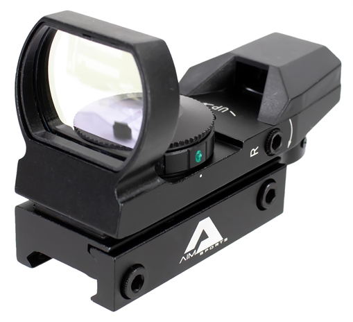 Aim Sports Reflex Sight Classic Edition Matte Black 1x34mm Red/Green Multi Reticle RT403