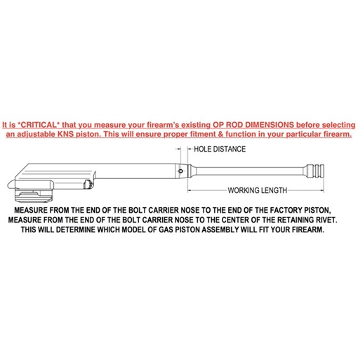 Kns Precision ADJUSTABLE GAS PISTON SYSTEM BULGARIAN AK-74 AGP-A-17